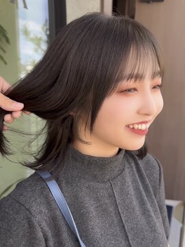 シェルハ(SHELHA) シースルーバング レイヤーカット サイドバング おくれ毛