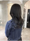 グレージュカラーミルクティーカラーインナーカラーダブルカラー