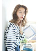 アリシアヘアー(ARISHIA hair) 【ARISHIA hair 那珂】ベージュカラー 無造作 ふわミディ ♪