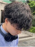 波巻きパーマツイストスパイラルパーママッシュメンズ名駅