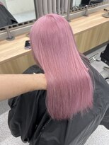 ペレ 渋谷(PELE)&nbsp;デザインカラー/レイヤーカット/ウェットヘア/オリーブベージュ