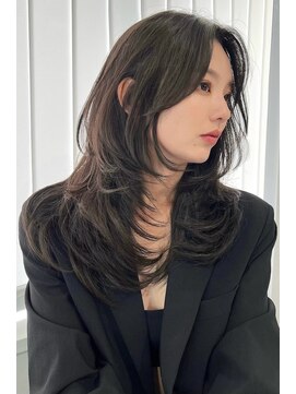 ランズ(LANDS) レイヤーカット 【韓国ヘア 大阪 梅田】