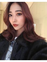 ロンド マーレ 天神大名店(Lond mare) 韓国ヘア ロングヘア レイヤーカット 前髪カット くびれ巻き