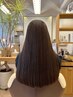 【ナチュラル美ストレート縮毛矯正】　