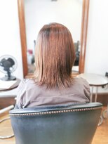 プリバート 髪質改善ストレートパーマ外はねレイヤー