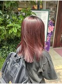 ブリーチ無しraspberry pink