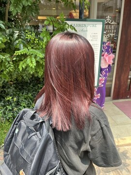 ファーレンピュアスウィート(fahren-pure-suite) ブリーチ無しraspberry pink