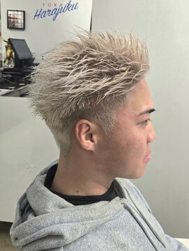 オーシャントーキョー 原宿(OCEAN TOKYO) ハイトーン × スパイキーショート