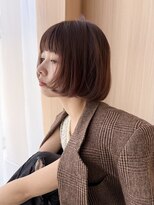 オン キャナルシティ博多前店(on)&nbsp;【晴音】フレンチボブ/マロンブラウン/ショート/30代