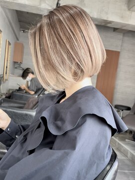 molt 麻生/レイヤーカット/ボブ/バレイヤージュ/ハイライト/海外ヘア 【モルト】 ハイライト ボブ