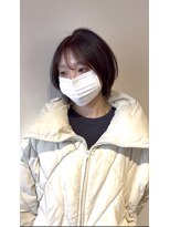 ボーイミーツガール(boy meets girl)&nbsp;ボブレイヤー+ラベンダーブラウン