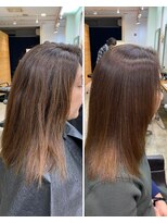 アップ(A+hair)&nbsp;ピンピンにならない！縮毛矯正で失敗した方のための柔らかヘア