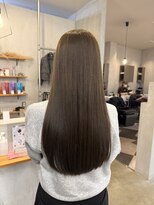 シェル 津山の手店(shel) オリーブグレージュ艶髪髪質改善レイヤー