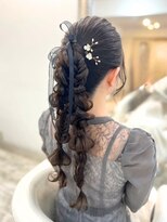 ヘアアンドメイクジップ恵比寿 (Hair＆Make ZIP)&nbsp;編み下ろしヘアセット