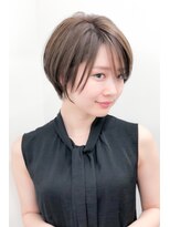 トップシェイプ(TOP SHAPE) 大人可愛いひし形ショートボブ前髪あり小顔ナチュラル福山人気