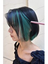 シアン 栄店(CYAN.)&nbsp;ちらっとが可愛い＾＾ emerald green☆