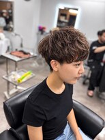 コア 新宿(CORE)&nbsp;シャドウパーマ × マッシュショート