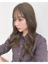 モリオ フロム ロンドン サッポロファクトリー店(morio FROM LONDON)&nbsp;morio 札幌　オリーブベージュ×ミディアムヘア