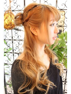 アージュ(Arju) リボンハーフアップ♪