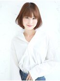 大人シンプルボブ