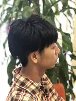 ボンビィヴァン(bon-vivant)&nbsp;ツ-ブロック刈り上げ男子ボブ