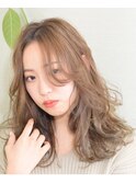 クール系パーマヘア