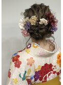 【Granz】袴ヘアアレンジ
