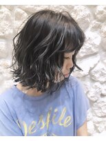 モアナ バイ ヘッドライト 沖縄豊見城店(Moana by HEADLIGHT)&nbsp;デジタルパーマ#アッシュ#ボブ#大人かわいい