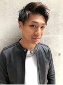 【STUD】ツーブロック×UPバングショート