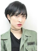 黒髪耳かけショート【RENJISHI 宮本】