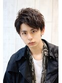 ソフトスパイラル 社会人パーマ 爽やかアップバング 恋つづ