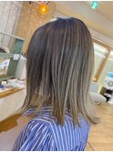 外ハネ×エアータッチハイライト