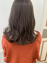 ネオリーブウリ 二子玉川店(Neolive uri)&nbsp;濡髪パーマオリーブベージュ暖色系カラーボブルフピンクベージュ