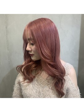 モノ アンド イニ(Mono & inni) 全頭ブリーチ　韓国レイヤー