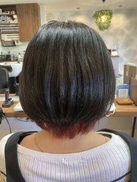 サロンパルヨン ヘアーアンドネイル(SALON paljon Hair&Nail) ピンクレッドインナーカラー