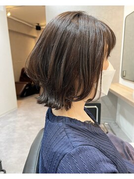 フルール(Fleur) 恵比寿 大人韓国 くびれボブ レイヤーボブ 髪質改善 白髪染め