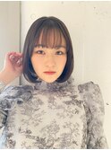 毛先ワンカールボブ