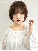 【銀座◇成田】イメチェンショートボブダークアッシュ小顔