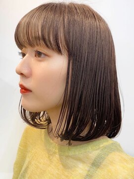 サンド クリア 横浜本店(sand clear) ベルボブ×チョコレートカラー