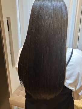 アンド ラ ブランシュ(&.La Blanche) 大宮/髪質改善/ヘッドスパ/ラベンダーグレージュ/ロングヘア