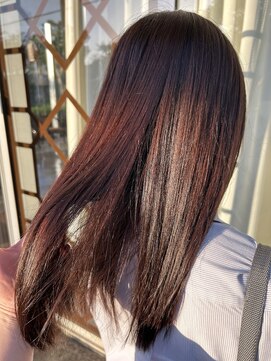 ウィーブ 成田店(Weve) 艶カラー×パープル系×黄味消しカラー