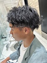 アース 新越谷店(HAIR&MAKE EARTH) メンズマッシュウルフ×波巻きパーマ