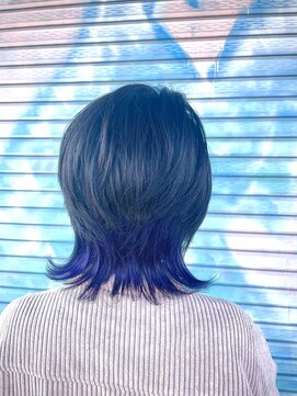 フォーリーフ クローバー(FOUR LEAF CLOVER) 襟足カラーマッシュウルフカット
