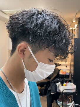 ネクストメンズ 表参道(NEXT men's) マッシュパーマ/ウルフ/アッシュブラック/カルマパーマ/ウルフ