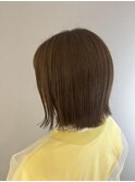 切りっぱなしボブ