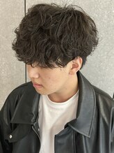 ニアウ 太田店(Niau) メンズパーマ波巻きスパイラルパーマツイストスパイラルパーマ