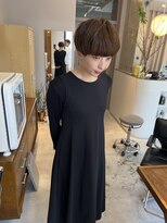 ワール(whirl.)&nbsp;マッシュショート☆ホワイトグレージュシアーカラー20代30代40代