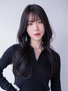 イルハバナ 渋谷(ill HAVANA) レイヤーカット 韓国ヘア　顔まわりレイヤー前髪　髪質改善