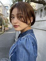 トリコ 柏(tricot)&nbsp;大人可愛い/大人ショート/ショートボブ/大人ボブ/前髪なし/柏