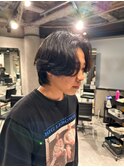 毛流れセンターパート